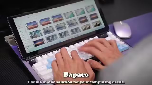 65％配列機械鍵盤形態“筆記本”Bapaco亮相：搭載超長16：6720p觸控屏