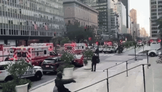 全球震驚！紐約突發恐襲，槍手CBD寫字樓端槍掃射！已至多人死亡！包括警員！
