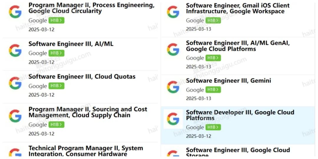 2025春招|Google開放多個崗位，NG也可以投遞！