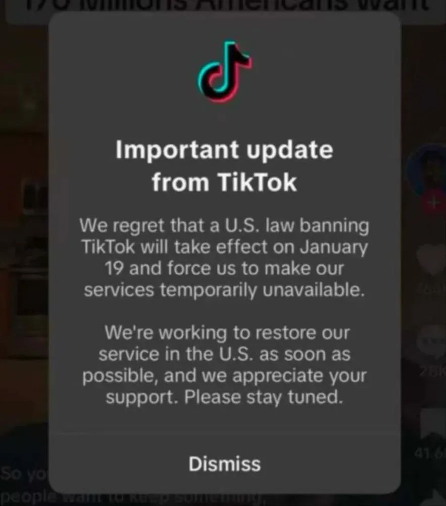 寧死不屈！Tiktok主動關停