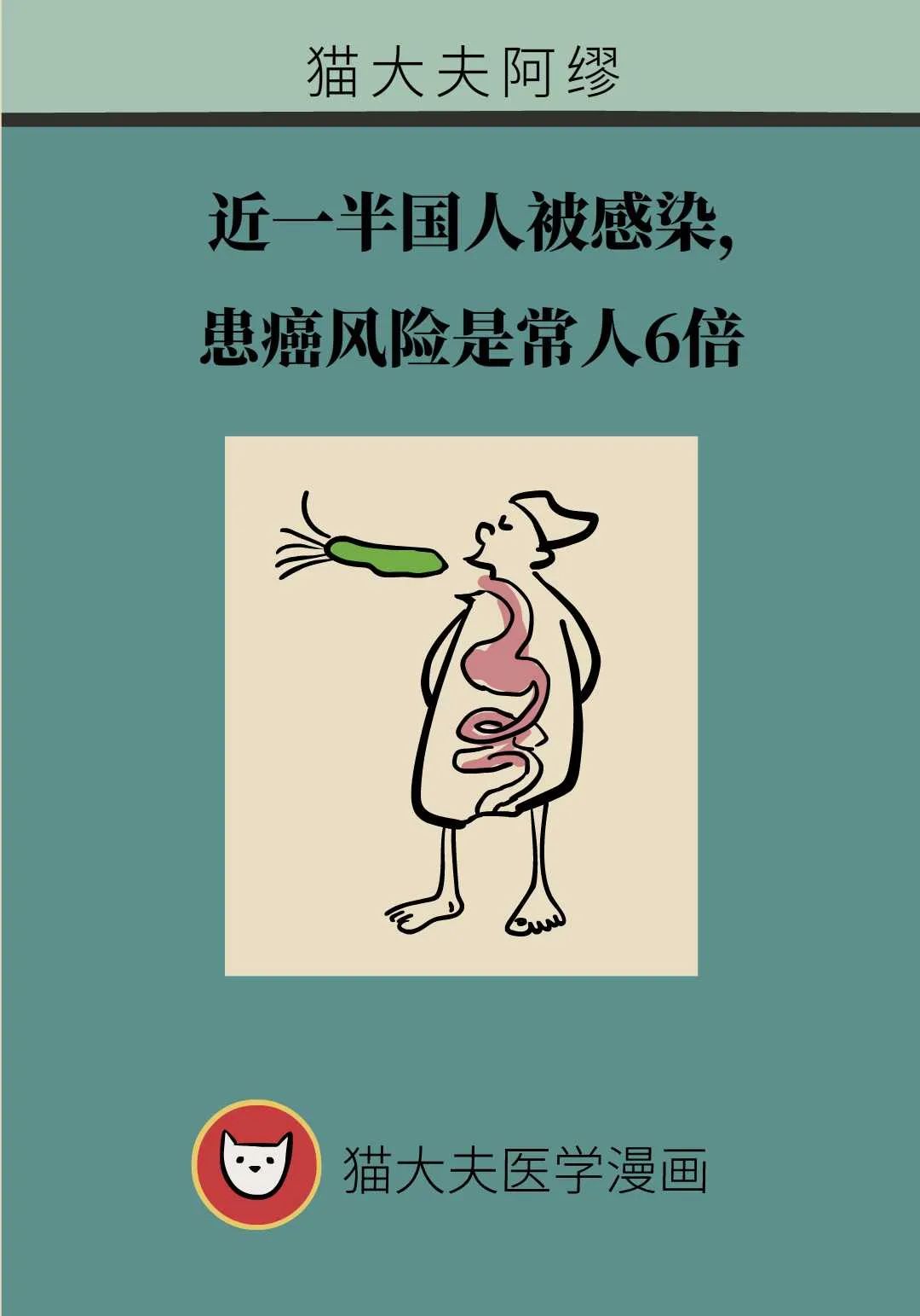 近一半國人被感染，患癌風險是常人6倍……