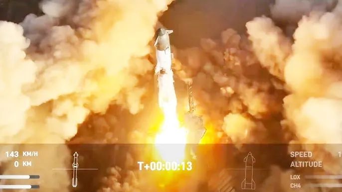 SpaceX第八次試飛星艦空中解體，碎片直接威脅民航安全