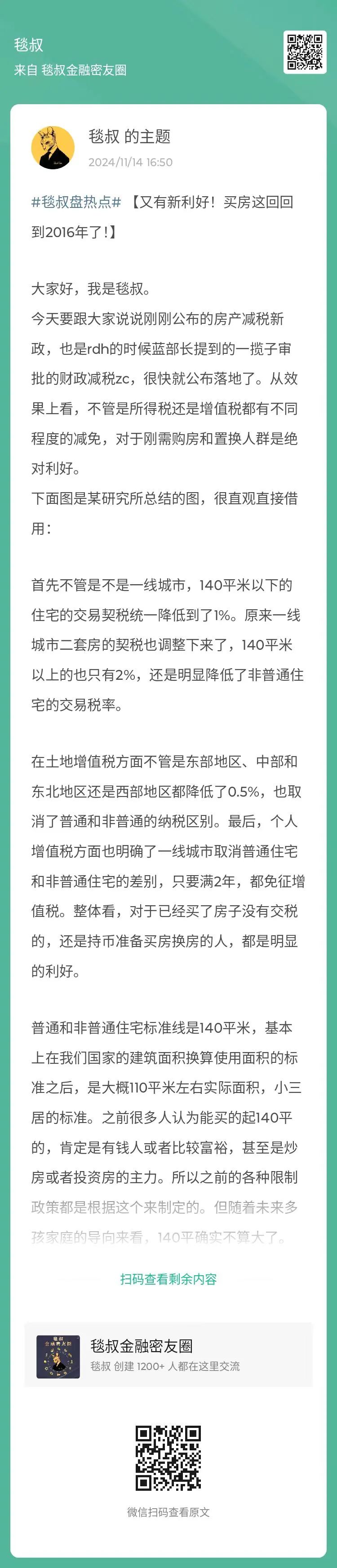 又有新利好！買房這下真的回到2016年了？