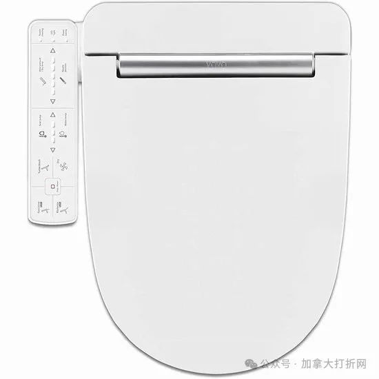 補貨！VOVO溫水沖洗暖風烘乾智慧馬桶蓋5.6折203.89元包郵！
