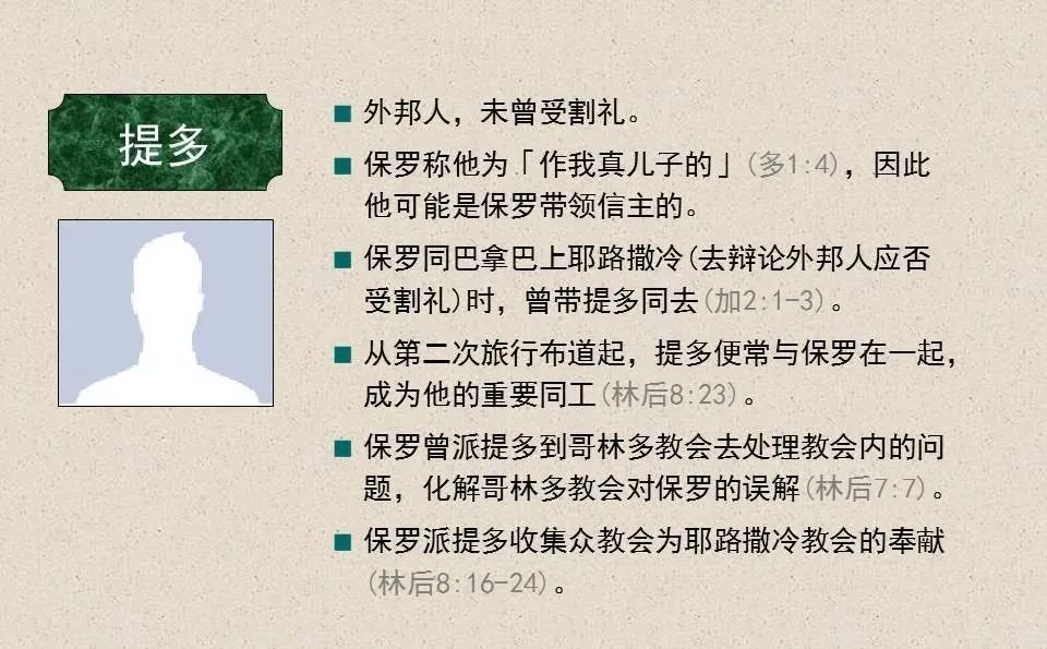 ▷聖經圖表，幫助你讀懂《提多書》
