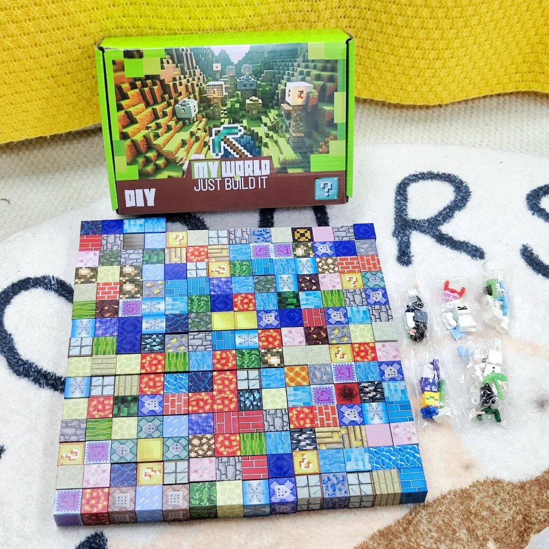 僅需39.9元108粒“磁力積木”！抱著不撒手的“我的世界”磁力積木，福利開團！