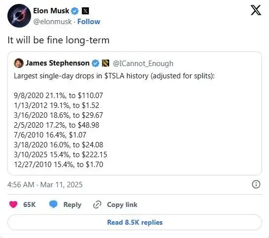 馬斯克自曝太難了！為政府省錢，特斯拉卻暴跌，再當1年顧問就辭職