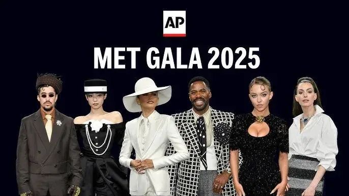 2025MetGala黑白配！蕾哈娜紅毯官宣三胎，卡戴珊怒瞪保安！精彩啊！