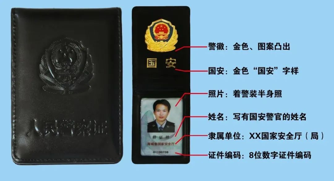 “國安警察證長這樣，出示請配合”