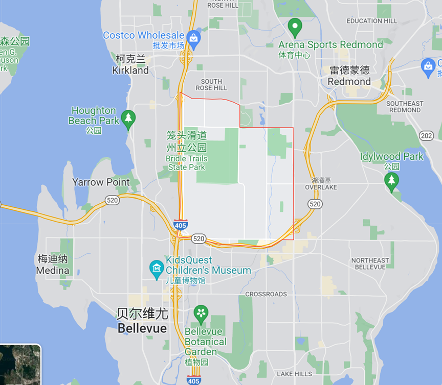 西雅圖投資區域推薦（二）：BridleTrails