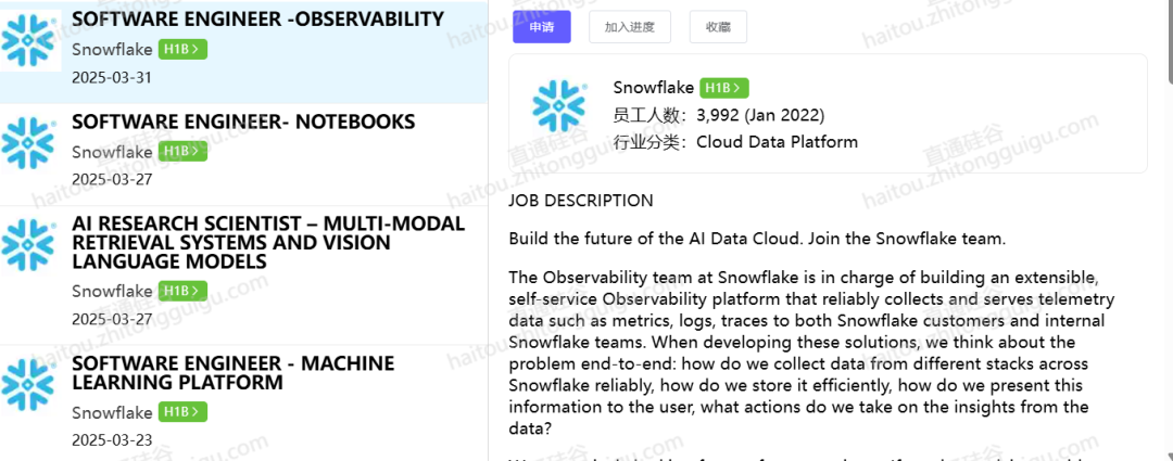 春招崗位|Snowflake再次放崗，急招SED、MLE……