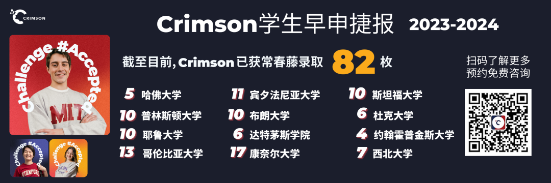 狂刷82枚藤校offer背後的秘籍？Crimson聖誕大禮包免費等你拿！