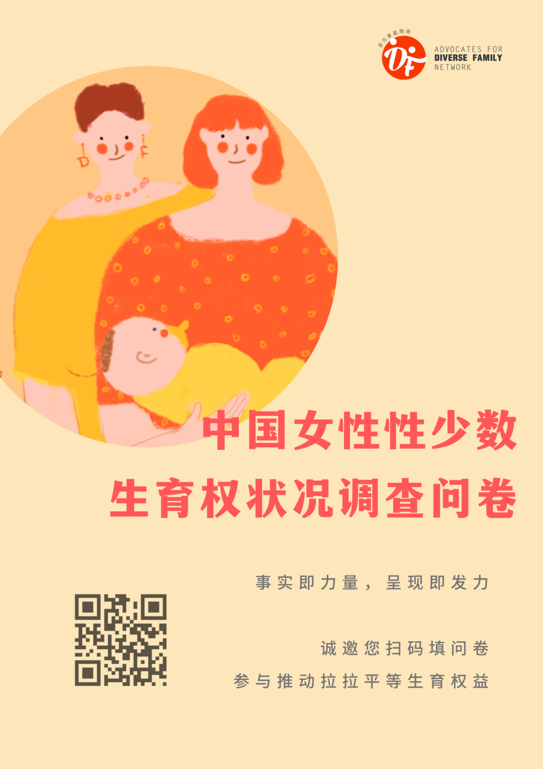 填寫問卷，參與改變｜捍衛女性性少數生育權