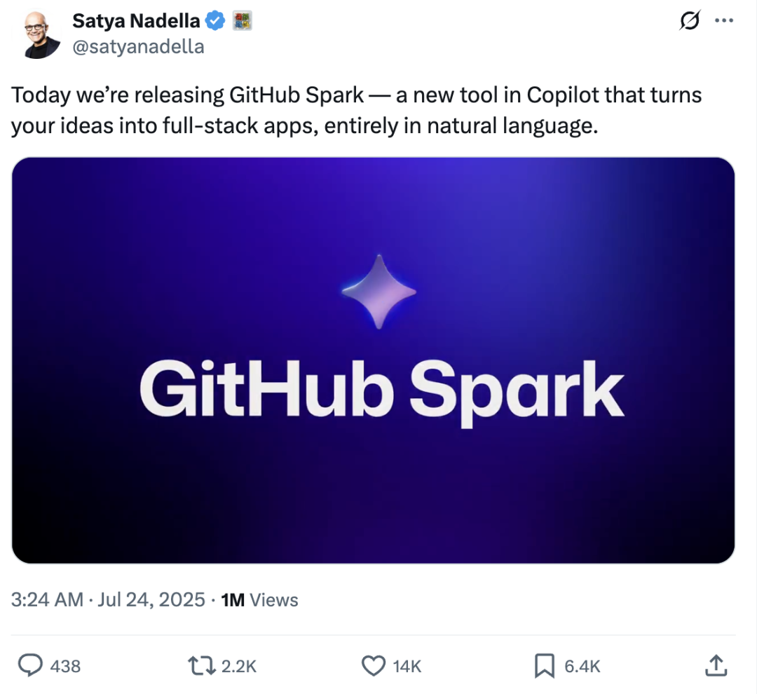 GitHub官方版AIIDE公測！用自然語言寫App，全棧應用1分鐘生成