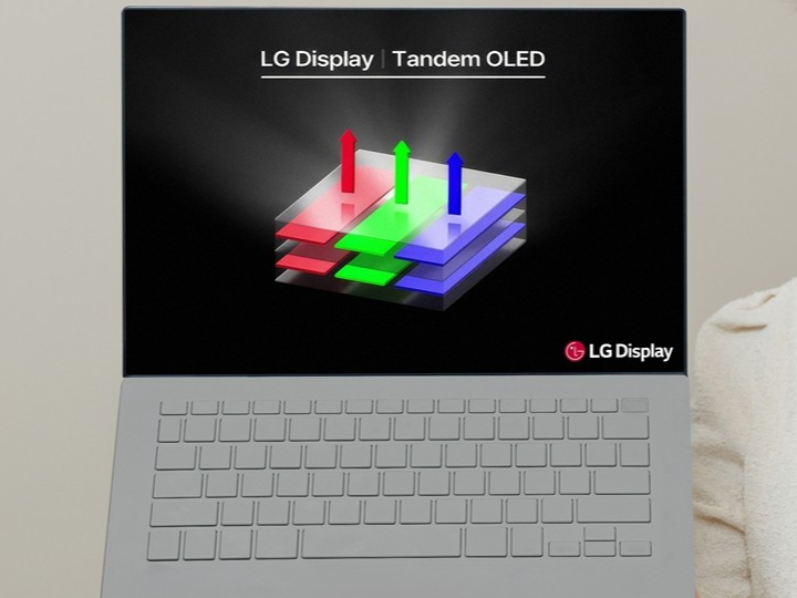LGDisplay宣佈業界率先量產串聯OLED筆記本顯示屏：壽命翻倍、厚度減少四成