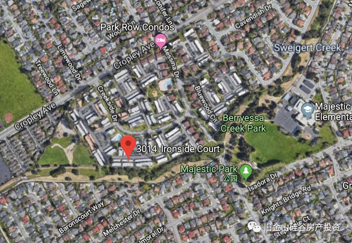 SanJose好學區、鄰公園、80萬以內的稀缺Townhouse