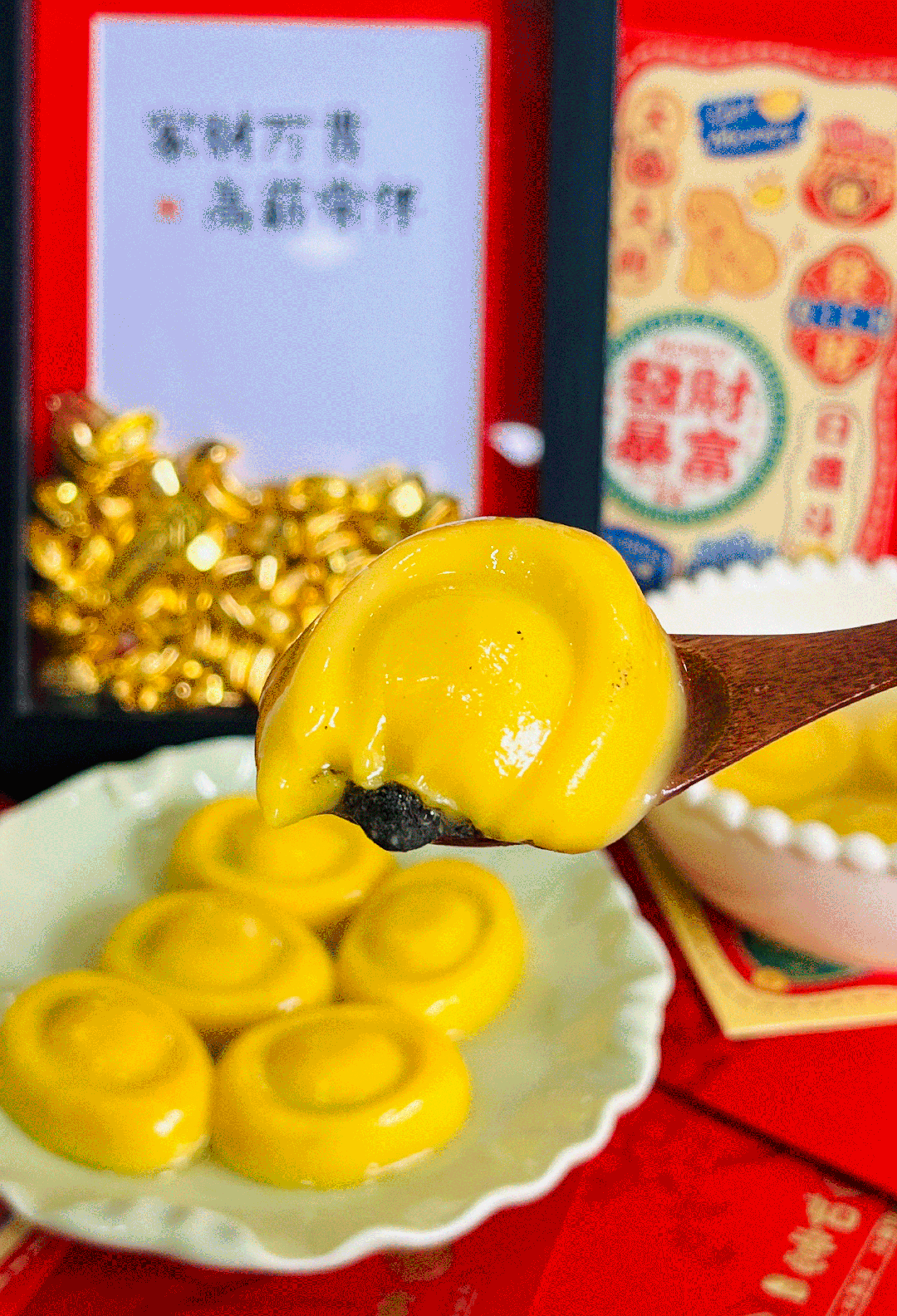 元宵一口一個金元寶！糯嘰嘰，不粘膩還好消化！