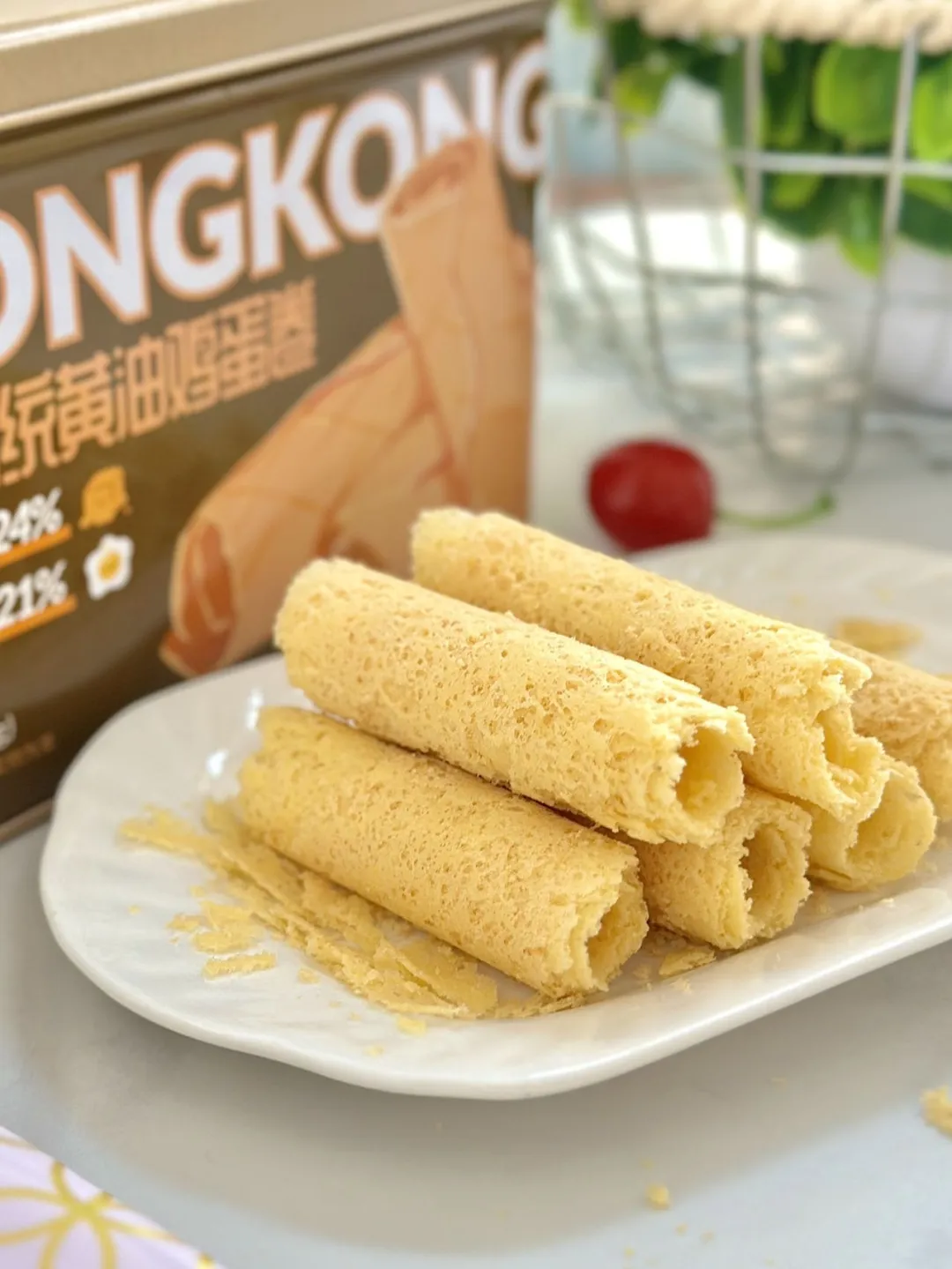 年貨囤起！香港風味蛋卷，金黃酥鬆，入口即化，地道好吃！