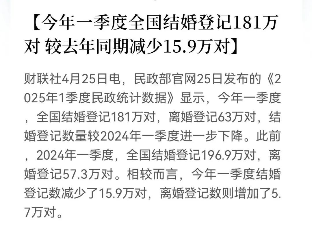結婚人數再次下降！國家出手了