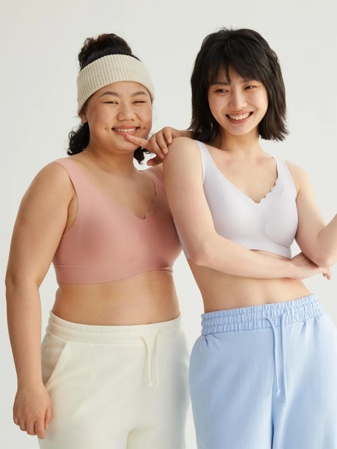 無尺碼“裸感”高彈文胸，大胸顯瘦，小胸有型，春日溫柔內搭