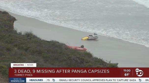 聖地亞哥再現海上偷渡悲劇，3人遇難9人失蹤