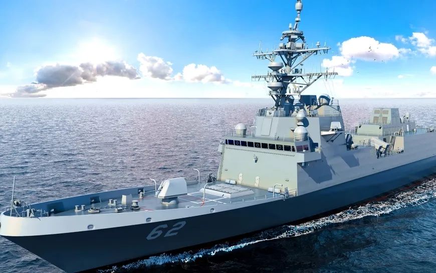 美國海軍為啥落後中國？“看看這艘軍艦，就明白了”