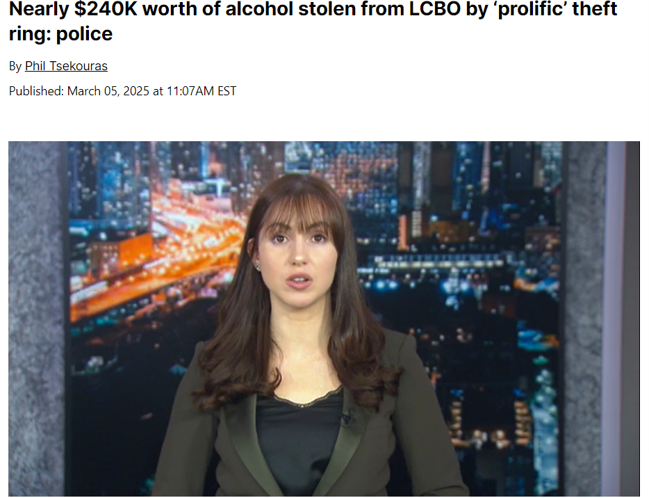 離譜！LCBO價值24萬酒水被盜，團伙作案配合默契！五名竊賊有四個叫Singh….