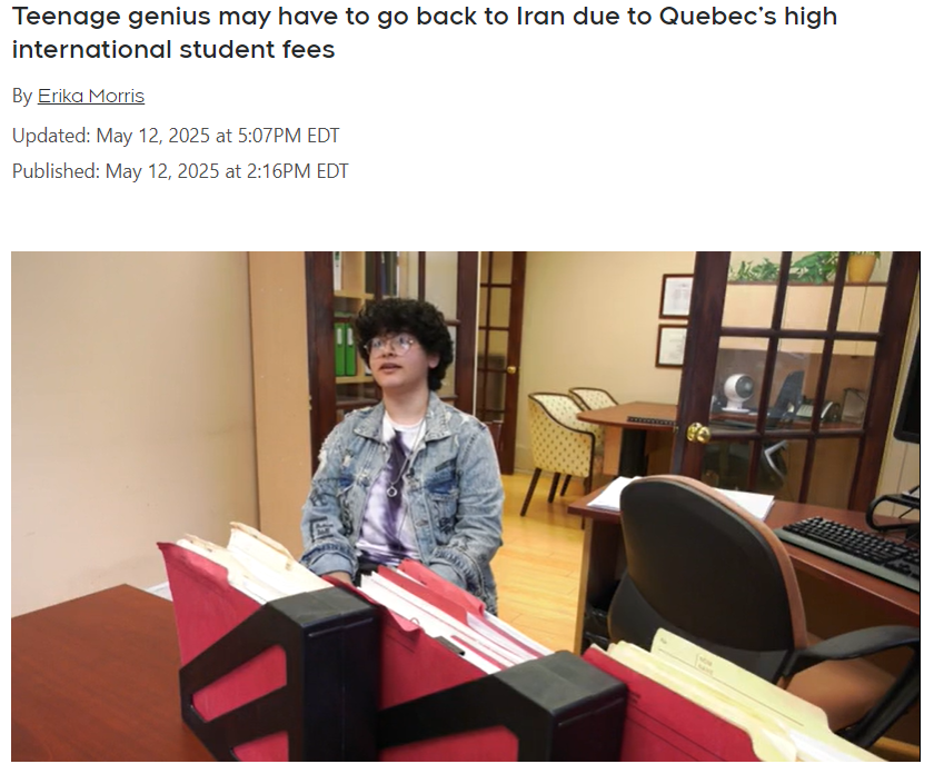 加拿大15歲天才少女精通5國語言，GPA滿分！卻因交不起學費面臨退學….
