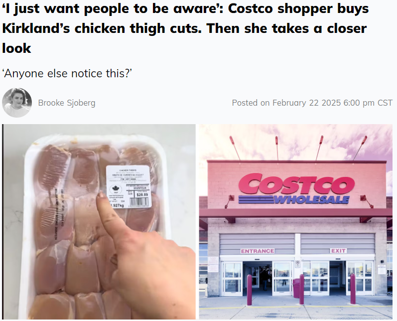 吵翻了！Costco這款肉被曝縮水，網友：足足少了十塊！但也有人這麼說….