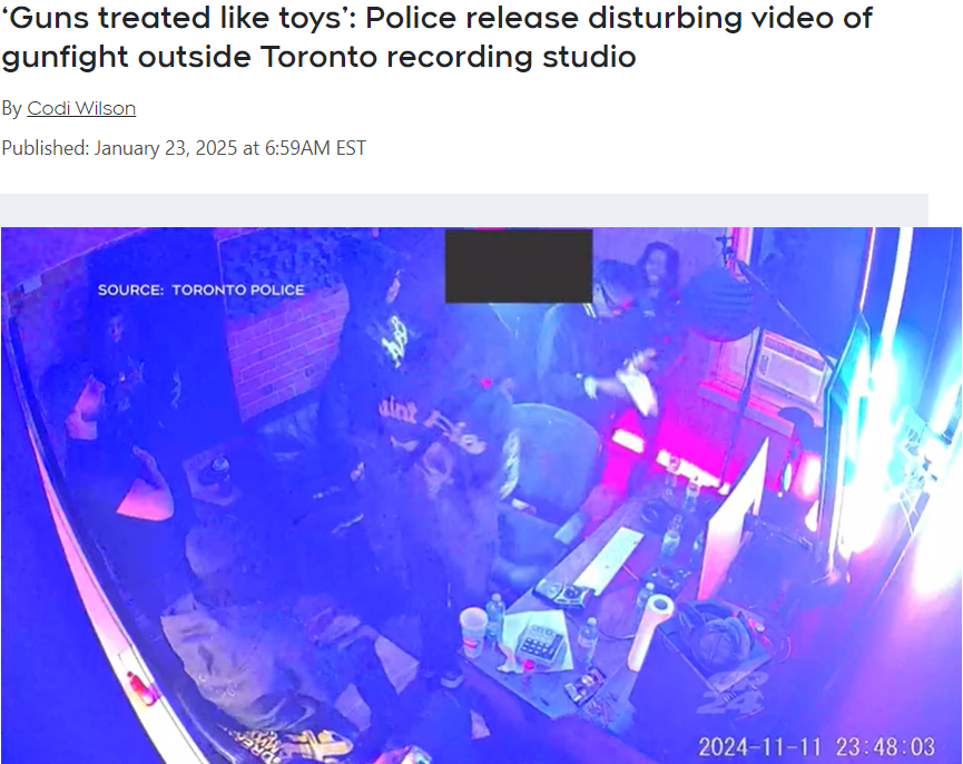 啥叫亂？我以為春節放鞭炮！加拿大街頭上演激烈槍戰，現場槍林彈雨！最小嫌疑人才16歲….