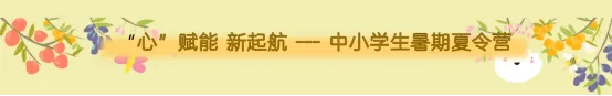 “心”賦能，新起航——中小學生暑期夏令營