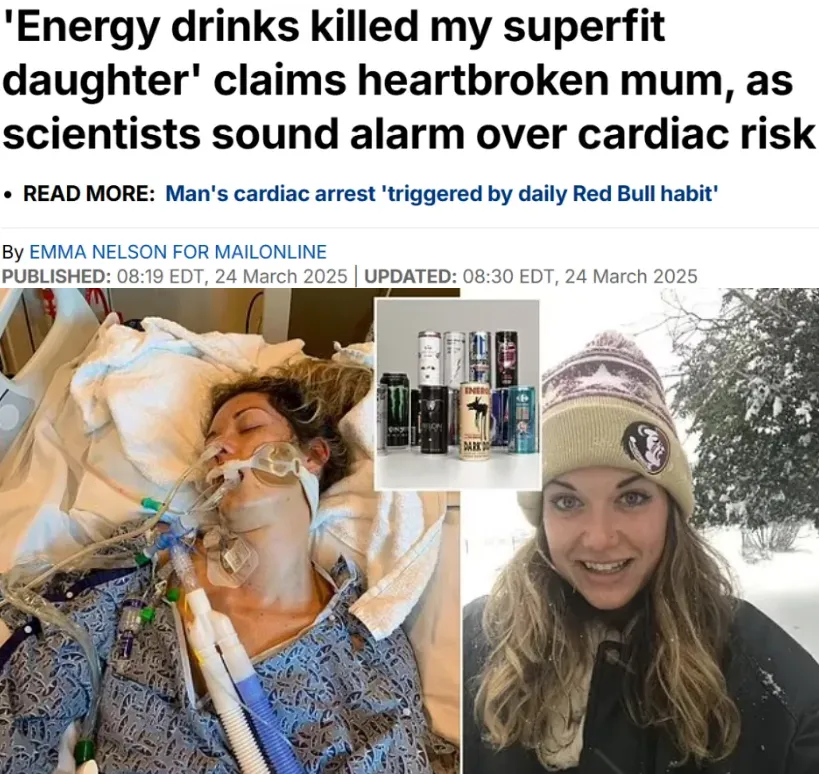 美國｜28歲健身達人喝了這些飲料後，竟猝死！醫生警告：這樣喝很要命！