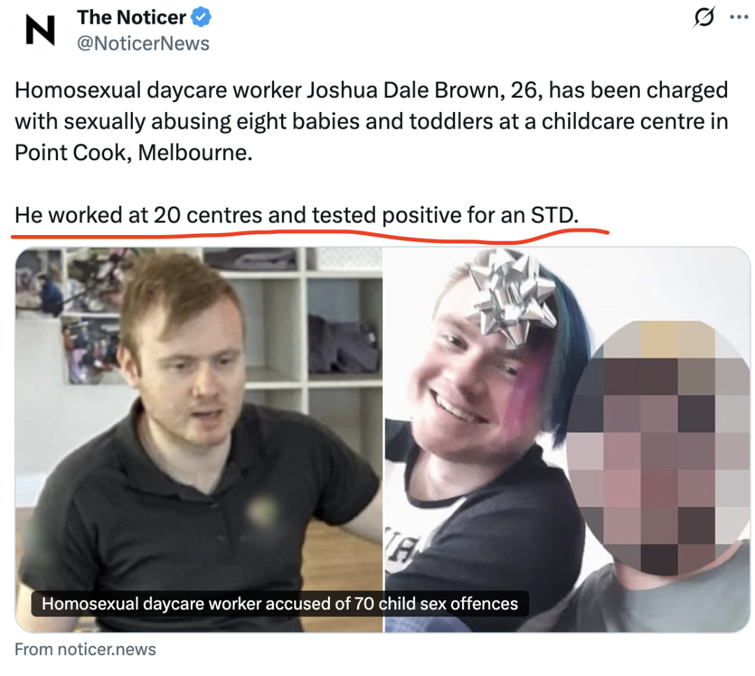 駭人！1200名嬰兒恐感染疾病！澳洲男幼師性侵嬰兒：最小5個月，最大2歲！