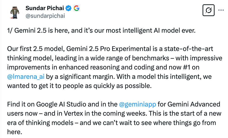 谷歌終於登頂一次了！最強推理模型Gemini2.5Pro實測體驗，真的有點東西