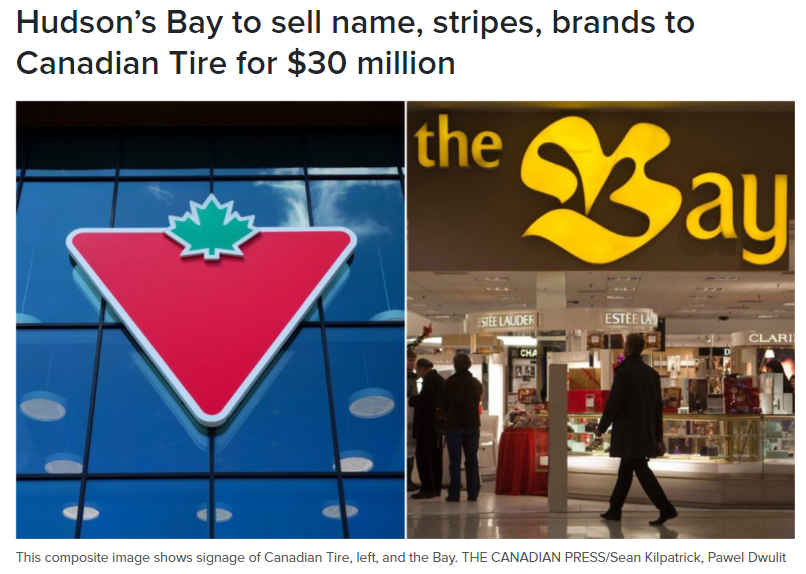 蹭流量的都走開了！加拿大百年老店Hudson'sBay被收購！新東家竟是它….
