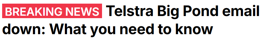 Telstra電郵服務故障，持續超24小時！數千澳人無法訪問賬戶