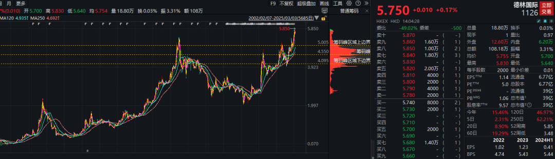 長牛股德林國際