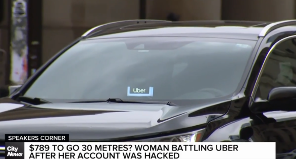 崩潰！多倫多妹子被Uber狂收$789：乘車0.03公里，小費$157！還慘遭封號！
